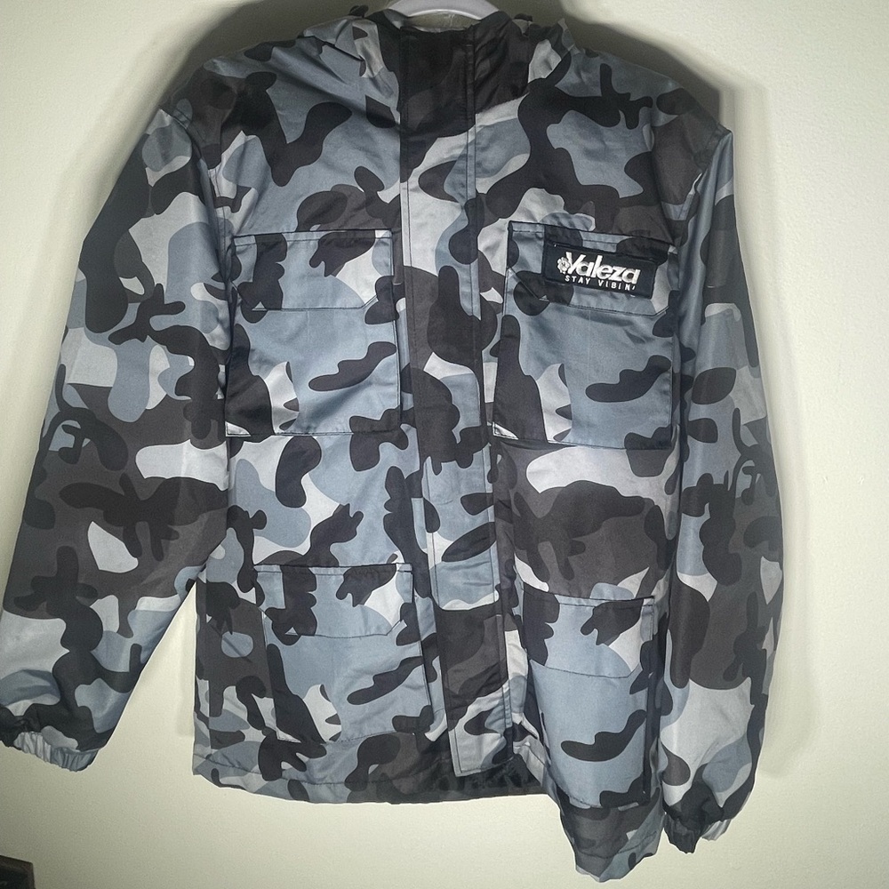 Valeza Anime Streetwear Winter Coat Camo “Until We Meet Again”
